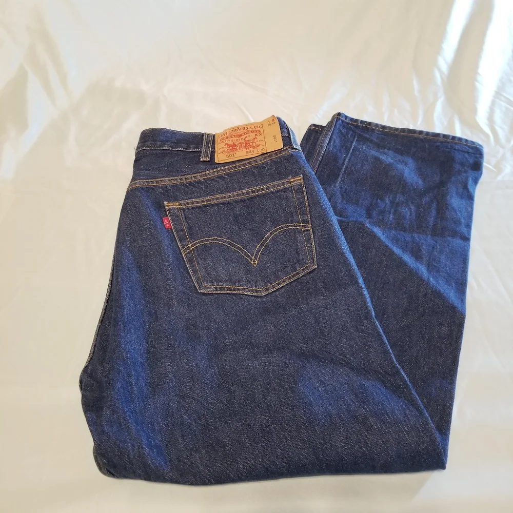 Levi's 501 Men's Jeans Straight Button Fly